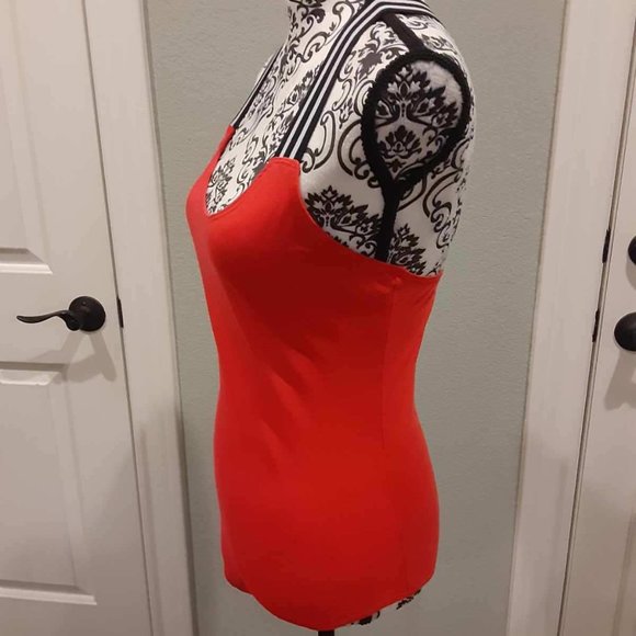 Stretch cross back bodysuits red/gray NWOT - Picture 6 of 10